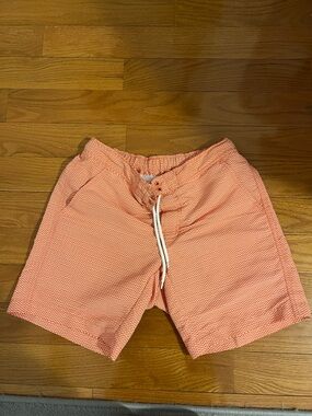 Uniqlo Orange Chevron Men’s Swim Trunks